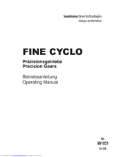Sumitomo FINE CYCLO FC-A 35 G Operating Manual