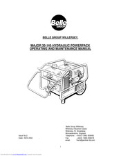 Belle Major 30-140 Operating And Maintenance Manual
