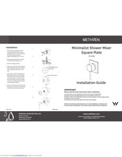 Methven 01-2138 Installation Manuals
