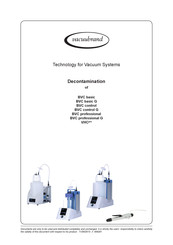 Vacuubrand BVC control G: BVC professional Manual