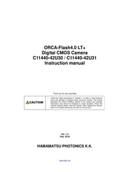 Hamamatsu Photonics C11440-42U30 Instruction Manual