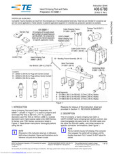 TE Connectivity 59981-1 Instruction Sheet