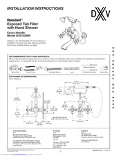 Dxv Randall D35102980 Installation Instructions