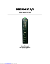 SignaMax 065-7407GPOEP User Manual