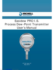 Michell Instruments Easidew PRO I.S. User Manual