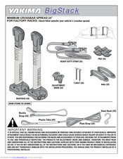 Yakima BigStack Installation Instructions Manual