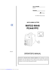 Matco Tools MA48 Operator's Manual