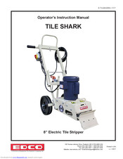 Edco TILE SHARK Instruction Manual