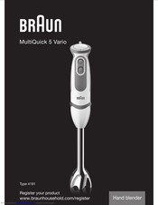 Braun MQ 5035 Sauce Manual