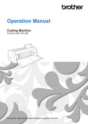 Brother 891-Z05 Operation Manual