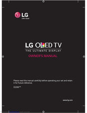 LG 65EG9600-CA Owner's Manual