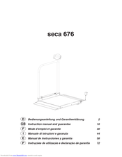 Seca 676 Instruction Manual