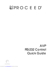 PROCEED AVP Quick Manual