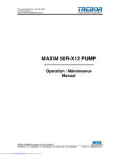 Trebor MAXIM 50R-X12 Operation & Maintenance Manual
