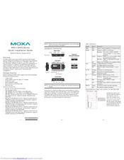 Moxa Technologies NPort 6450-T Quick Installation Manual