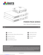 HERA Power Pack 1000 User Manual & Installation Manual