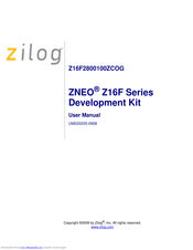 ZiLOG ZNEO Z16F Series User Manual
