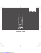 Garmin A03250 Quick Start Manual