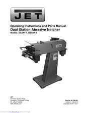 JET DSAN4-3 Operating Instructions And Parts Manual