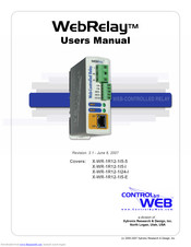 Xytronix Research & Design WebRelay User Manual