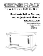 Generac Power Systems GUARDIAN 04079-2 Post Installation Start-Up And Adjustment Manual