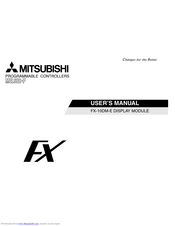 Mitsubishi MELSEC-F FX-10DM-E User Manual