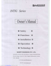 Warpp INTIG-200IDS Owner's Manual