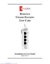METRObility Optical Systems RADIANCE Installation & User Manual