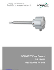 Schmidt SS 20.651 Instructions For Use Manual