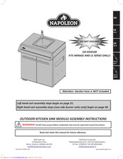 Napoleon OD-KSM100 Assembly Instructions Manual