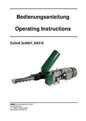 Dohle ExOn8 DX318 Operating Instructions Manual