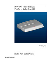 HP ProCurve Radio Port 210 Installation Manual