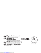 Husqvarna CS 2512 Operator's Manual