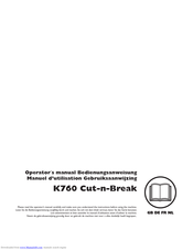 Husqvarna Cut-n-Break K 760 Operator's Manual