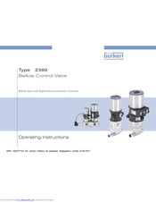 Bürkert 2380 Operating Instructions Manual