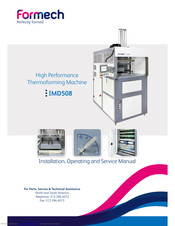 Formech IMD508 Installation, Operating And Service Manual