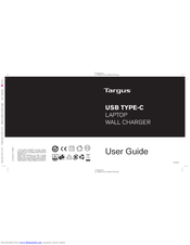 Targus USB TYPE-C User Manual