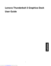 Lenovo Thunderbolt 3 User Manual