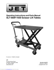 Jet SLT-660F Operating Instructions And Parts Manual