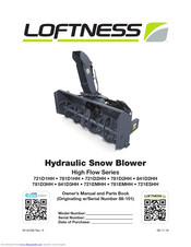LOFTNESS 841D2HH Owner's Manual
