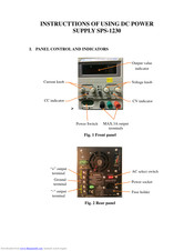 Gw Instek Sps 1230 Manuals Manualslib