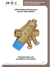 Albion ART24 Technical Data And Installation Instructions