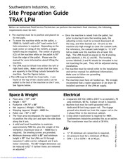 Southwestern Industries TRAK LPM Site Preparation Manual