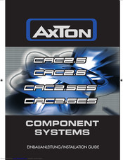AXTON CAC2.6 Installation Manual