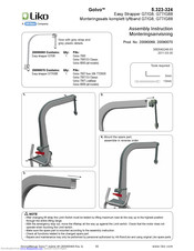 Liko Golvo G7 Assembly Instruction Manual
