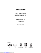 maximo PV4048 HM User Manual