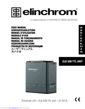 Elinchrom ELB 500 TTL User Manual