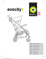 KIDDY evocity 1 Directions For Use Manual
