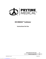 Prytime Medical ER-REBOA Instructions For Use Manual
