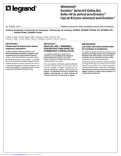 LEGRAND Wiremold ECB2S Installation Instructions Manual